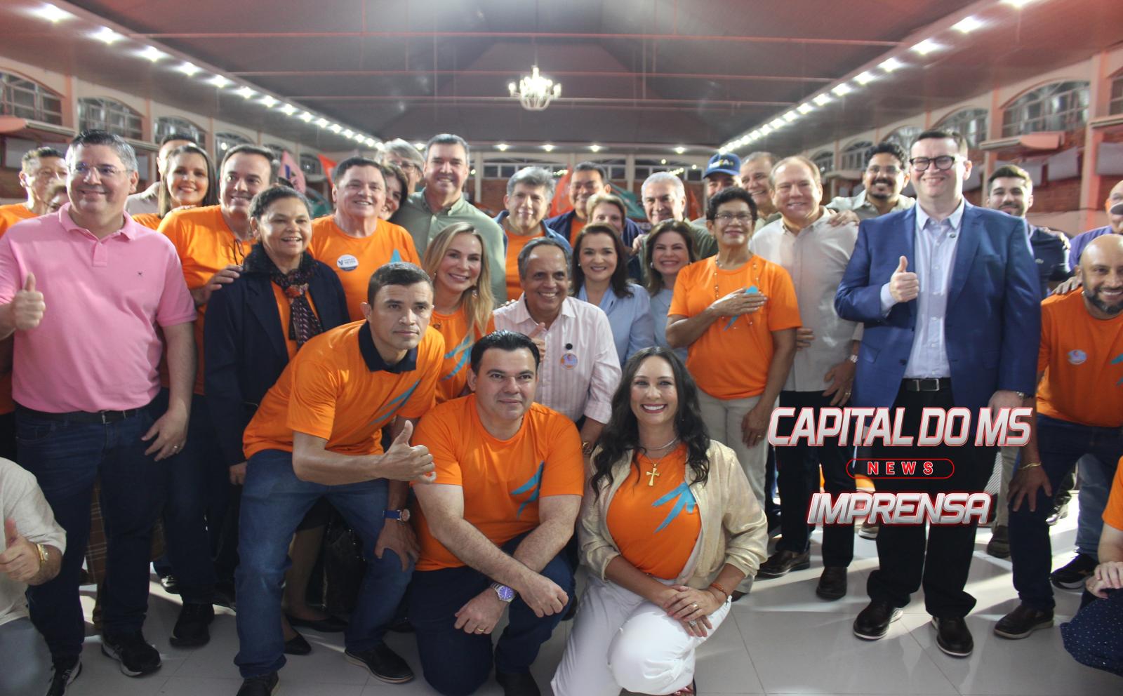 Presidente estadual do Avante Lídio Lopes mostra força politica na convenção de seu partido na noite de sexta feira dia 31 de julho de 2026.