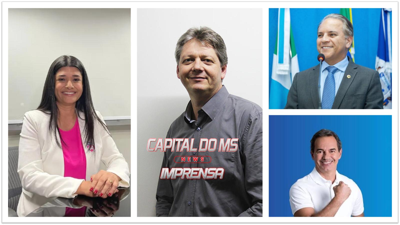 Rose Modesto, Jaime Verruck, Marquinhos Trad e Coronel David já se movem nos bastidores rumo à disputa pela Prefeitura de Campo Grande em 2028.