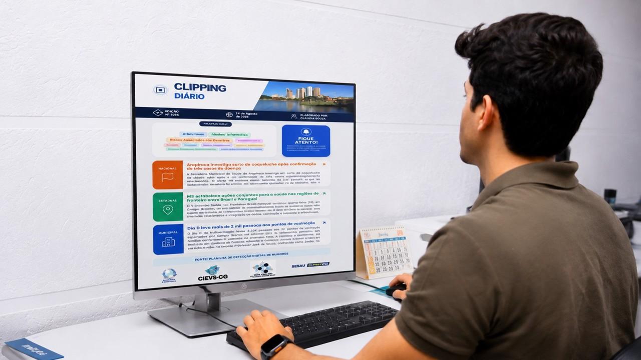 Sesau monitora alertas e antecipa riscos para proteger a saúde da população.
