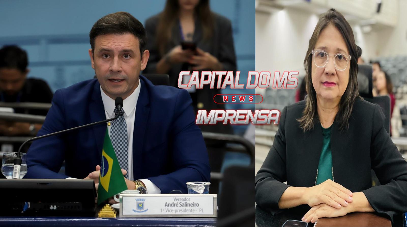 Vereador André Salineiro confronta petista e apoia ação rígida da PM contra vandalismo na 14 de julho no centro da cidade.