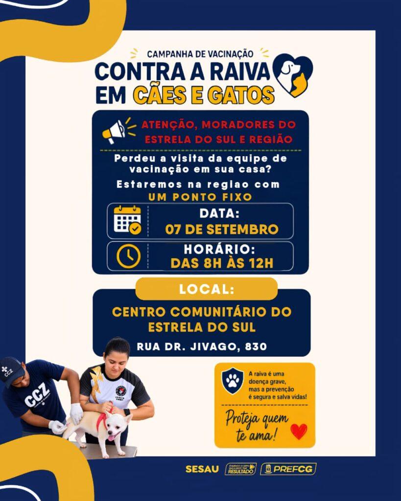 Ponto fixo no Estrela do Sul oferta vacina antirrábica hoje. Ponto fixo no Estrela do Sul oferta vacina antirrábica hoje.