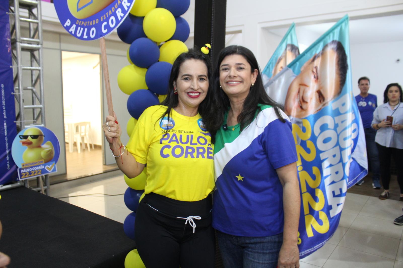 “Paulo Corrêa declara apoio a Rose Modesto e reforça propostas para reeleição em reunião no comitê.” “Paulo Corrêa declara apoio a Rose Modesto e reforça propostas para reeleição em reunião no comitê.”