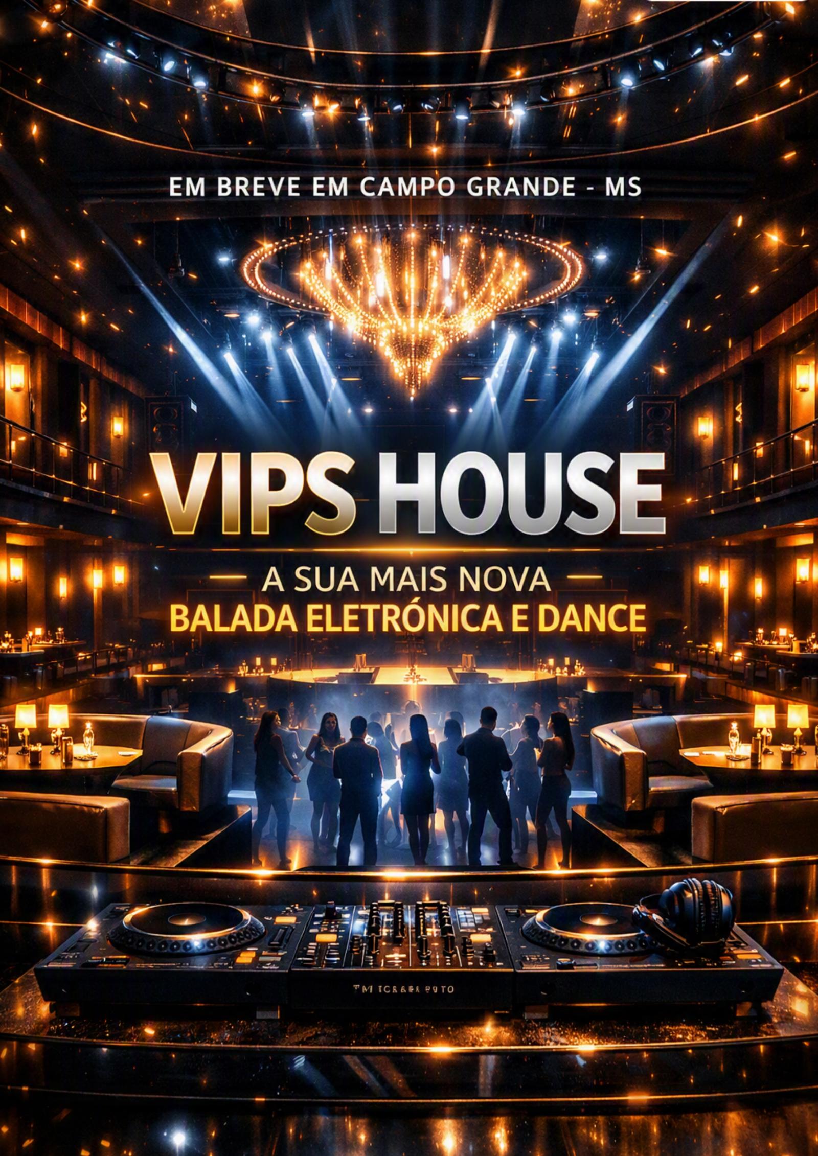 “Vips House: Campo Grande ganha sua nova balada eletrônica e dance, revivendo os hits do momento.