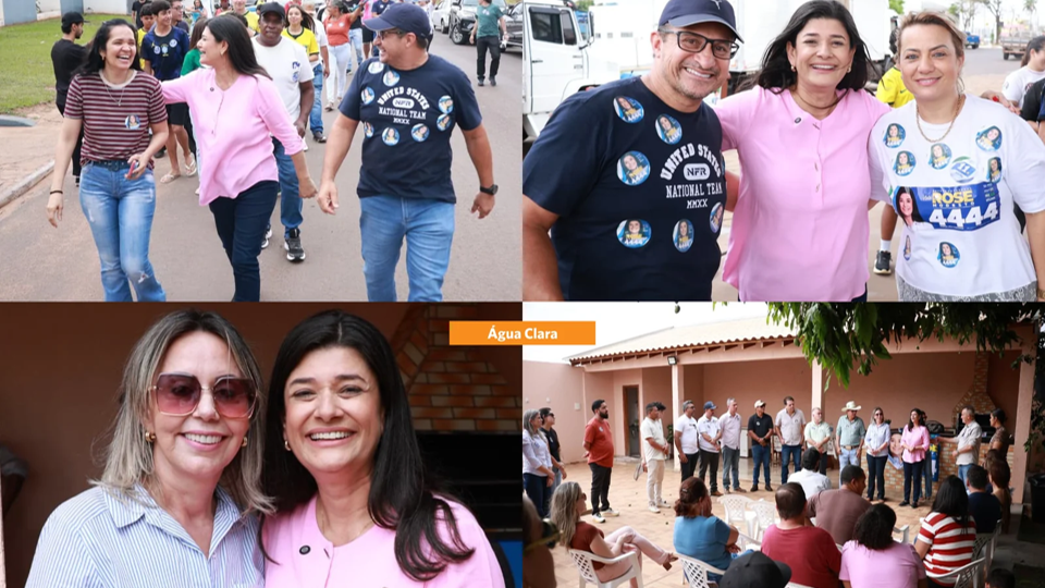 Rose Modesto percorre cidades do interior e aposta no contato direto com a população na reta final da campanha.