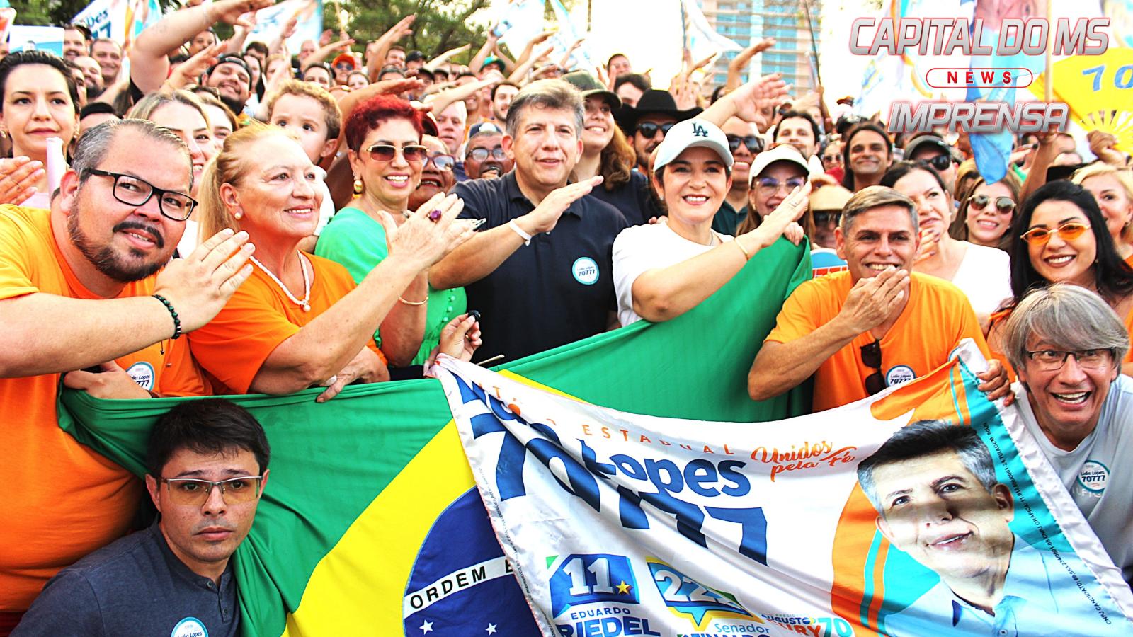 Lidio Lopes encerra campanha com ato emocionante e anuncia último encontro na Nipo Brasileira.