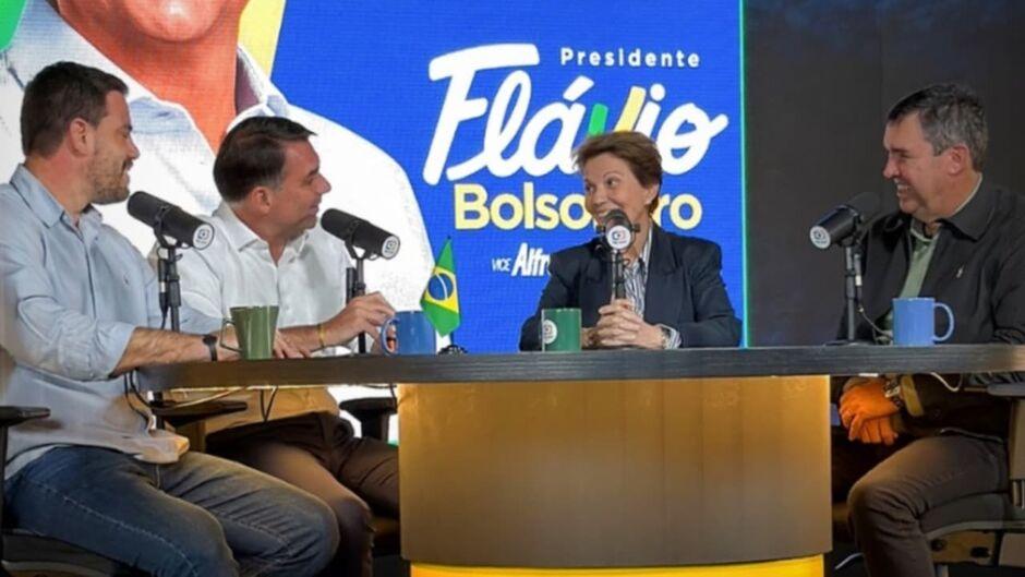 Ao lado de Flávio Bolsonaro, Senadora Tereza Cristina, Capitão Contar, Eduardo Riedel,  reforçam pautas estratégicas para o futuro de Mato Grosso do Sul.