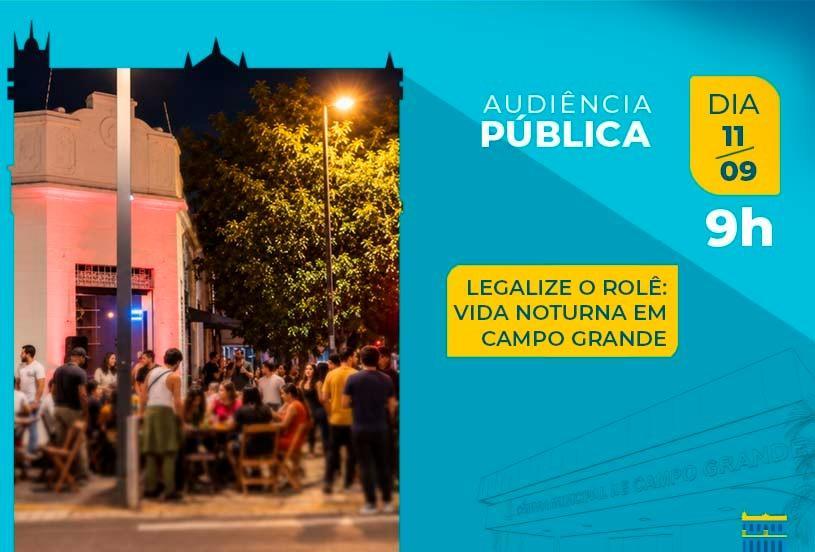 Câmara promove segunda Audiência sobre lazer e segurança na vida noturna.