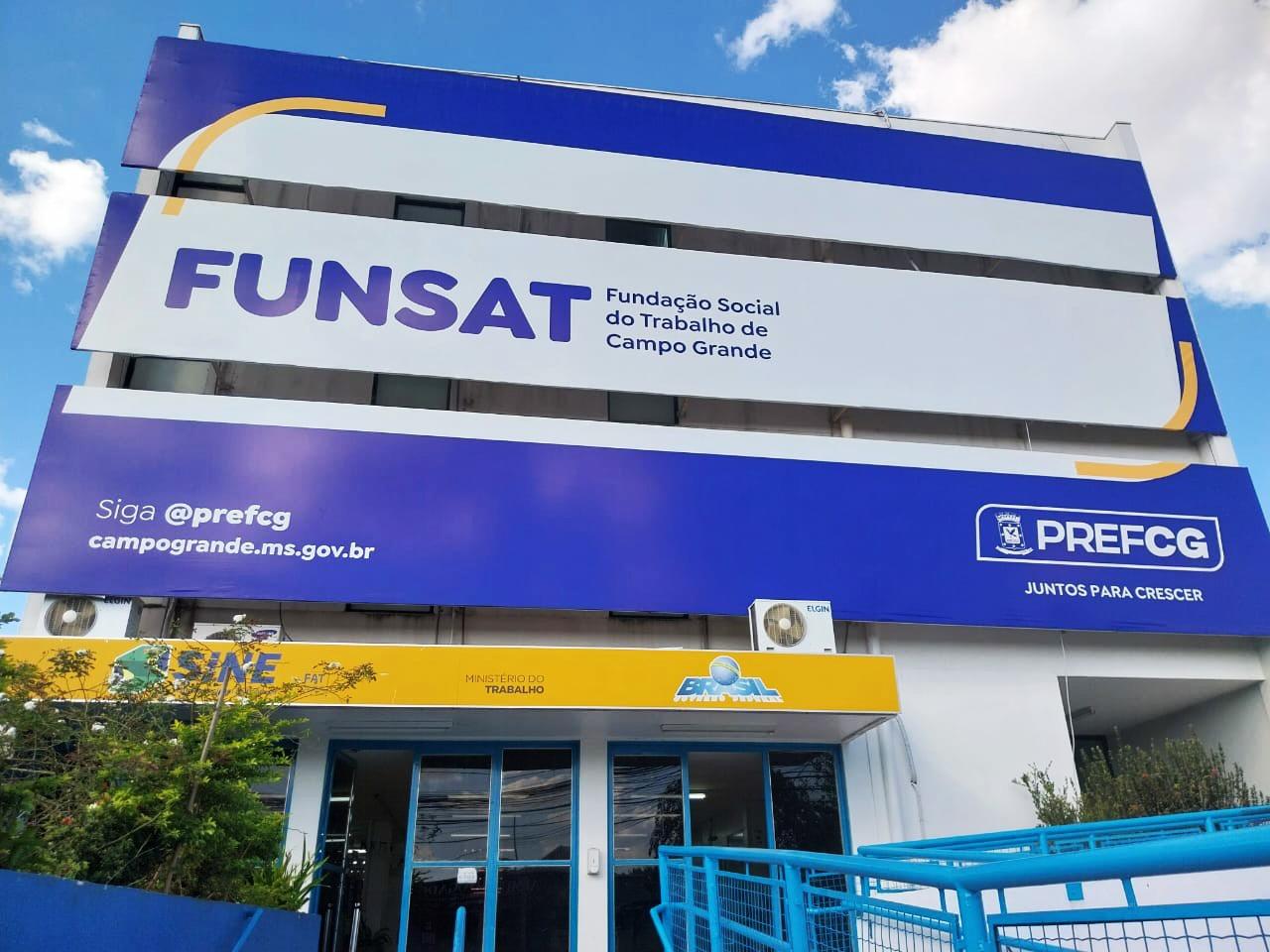 Funsat disponibiliza 820 vagas nesta quarta-feira.