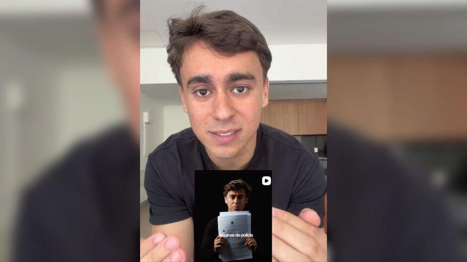  Nikolas comenta em vídeo e esclarece troca de mensagens com Vorcaro.