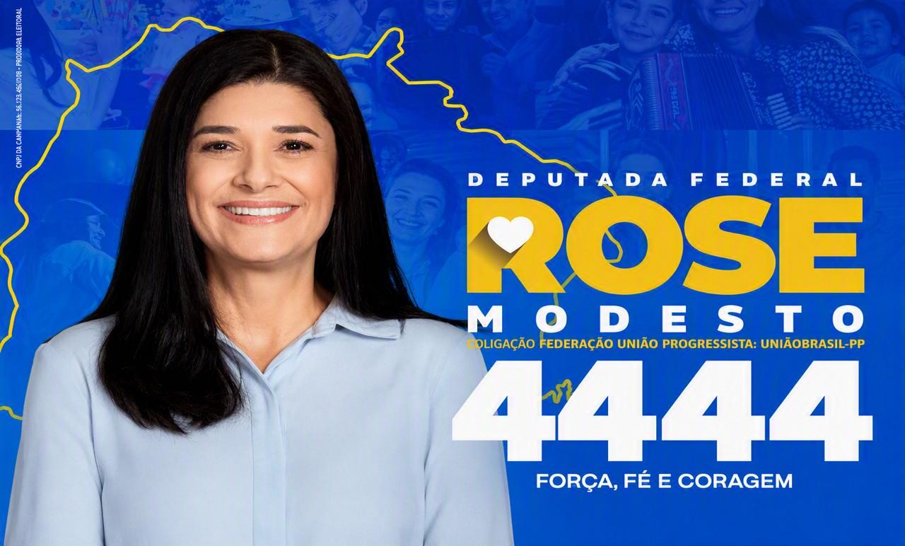 Rose Modesto percorre cidades do interior e aposta no contato direto com a população na reta final da campanha.