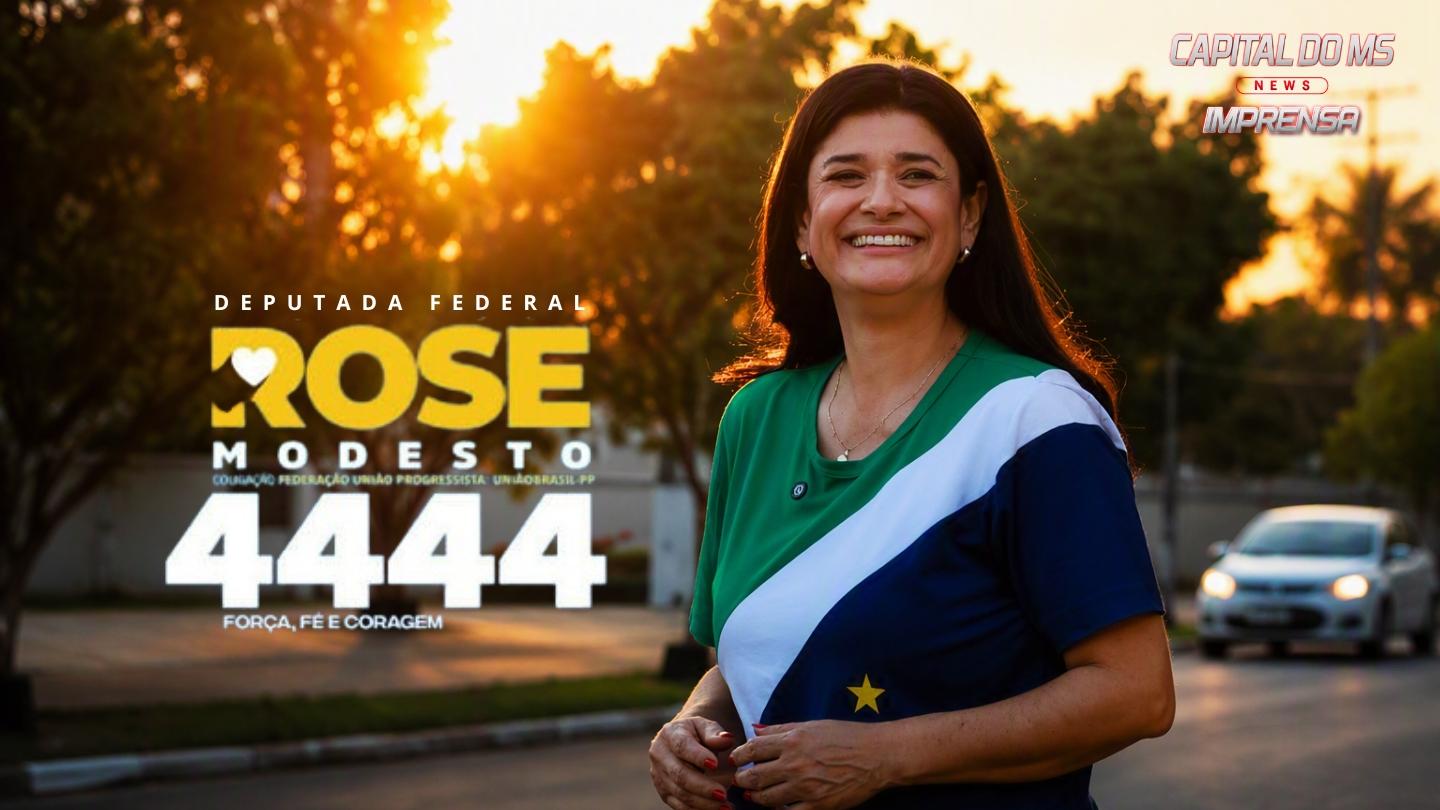 Rose Modesto: uma trajetória de trabalho, liderança e compromisso com Mato Grosso do Sul.
