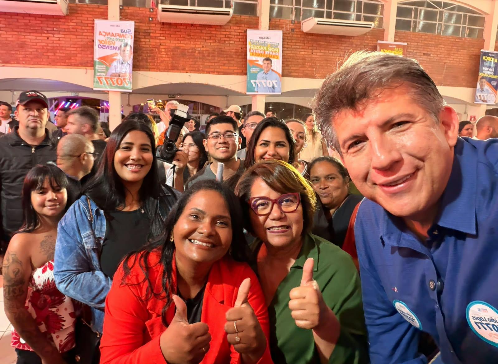 Lidio Lopes encerra campanha com grande reunião da vitória e agradece apoio da população, amigos e colaboradores na Nipo Brasileira.