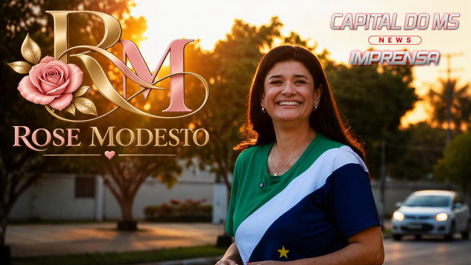 Rose Modesto chega fortalecida para 2028 e se torna o principal nome da sucessão municipal em Campo Grande.